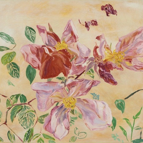 Wild Roses II, 2021, oil on linen, 35 x 45cm